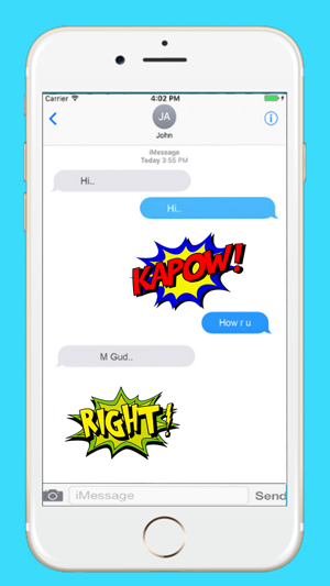 Comic  Stickers Pack-Stickers Pack for iMessage(圖3)-速報App