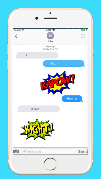 Comic Stickers Pack-Stickers Pack for iMessage by Raghbendra singh