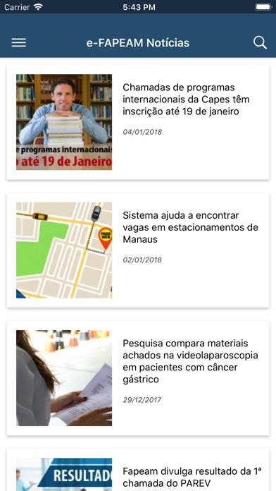 FAPEAM Notícias screenshot 2