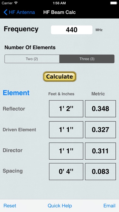 How to cancel & delete HF Beam Antenna Calculator from iphone & ipad 1