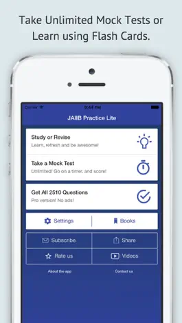 Game screenshot JAIIB Practice Exams Lite mod apk