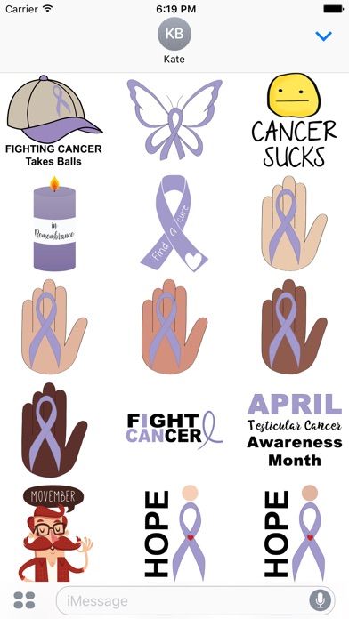 Testicular Cancer Stickers screenshot 2