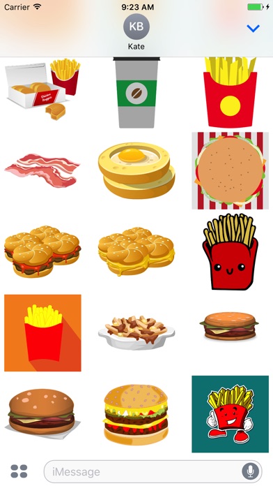 Fast Food Stickers: Tasty! screenshot 4