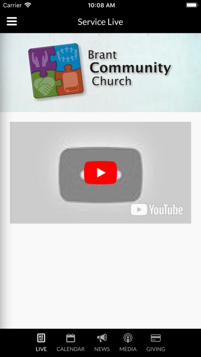 Brant Community Church screenshot 2