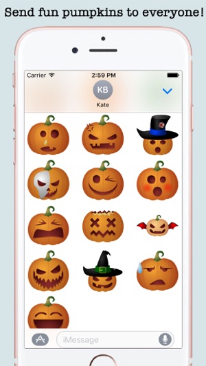 Pumpkin Halloween Emojis(圖3)-速報App