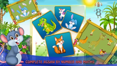 How to cancel & delete Animal Jigsaw with Basic Maths from iphone & ipad 3