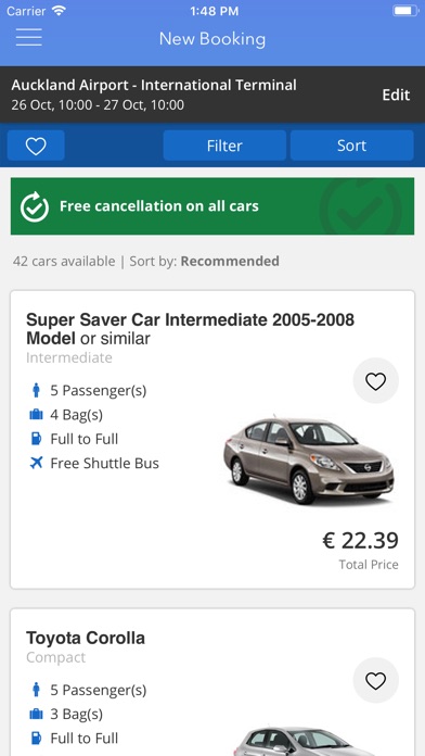 Rental Cars - Rent a Car screenshot 3