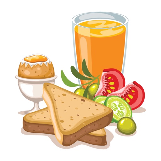Food n Breakfast Stickers iOS App