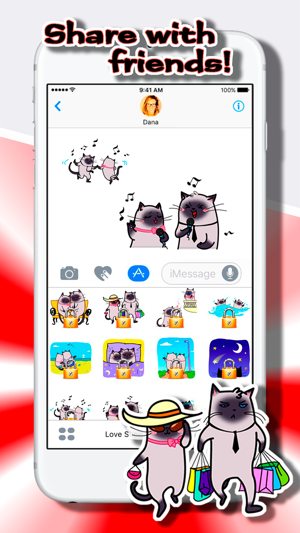 Love Stickers: Sweet Cats(圖5)-速報App