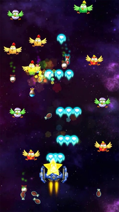 Chicken Shoot: Galaxy Invaders screenshot 2