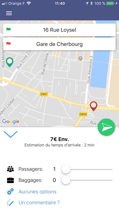 Cherbourg Octeville Taxis screenshot 3