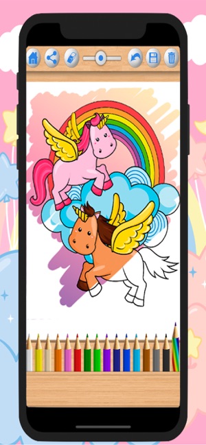 Unicorns – Pony Coloring Book(圖3)-速報App