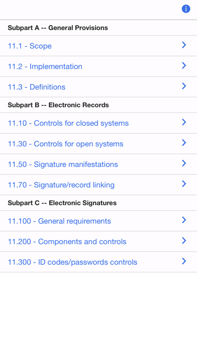 How to cancel & delete 21 CFR 11 Pocket Guide from iphone & ipad 1