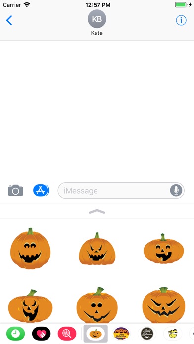 Halloween Pumpkin emoji smiley screenshot 2
