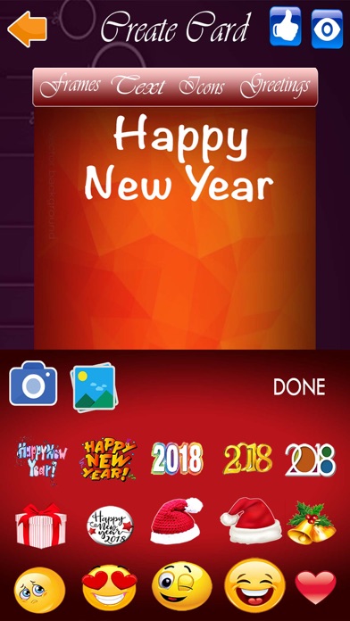 New Year - Greeting Card Maker screenshot 3