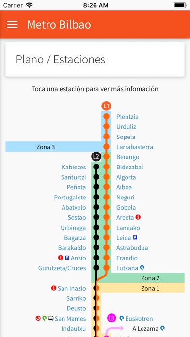 Metro Bilbao, Tren y Tranvía screenshot 4