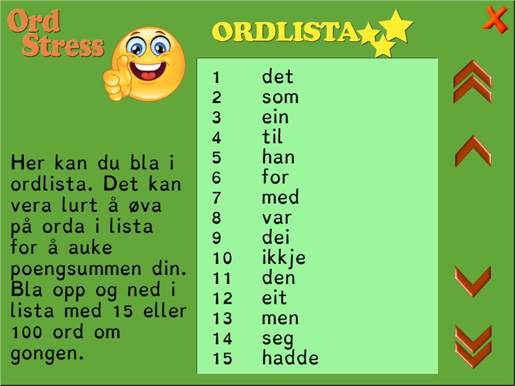 OrdStress Nynorsk