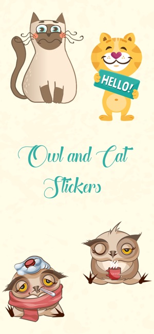 Cute Owl Stickers!(圖1)-速報App