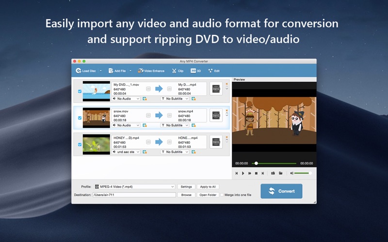 Any MP4 Converter - to MOV/MP3