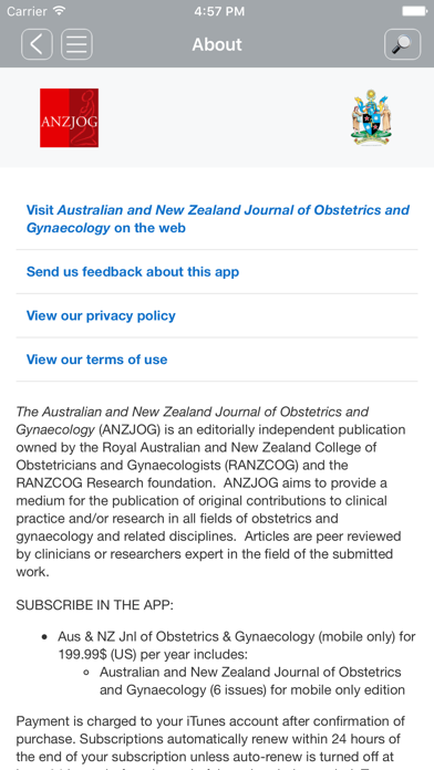 How to cancel & delete Aus & NZ Jnl of OBGYN from iphone & ipad 3