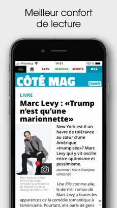 Screenshot 2 L'Avenir Journal iphone