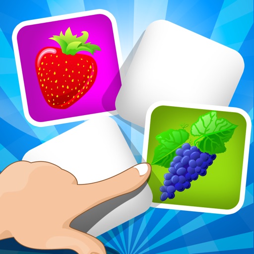 A Matching Game for Children: Learning with Fruits and Vegetables Icon