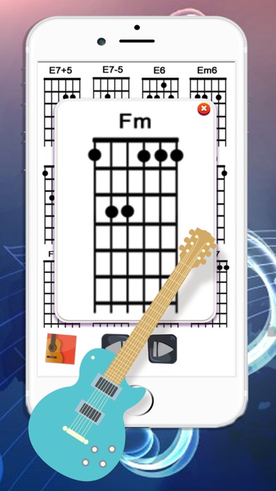 Guitar Tuner & Full BasicCord screenshot 3