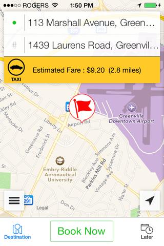 Yellow Cab of Greenville Inc. screenshot 4