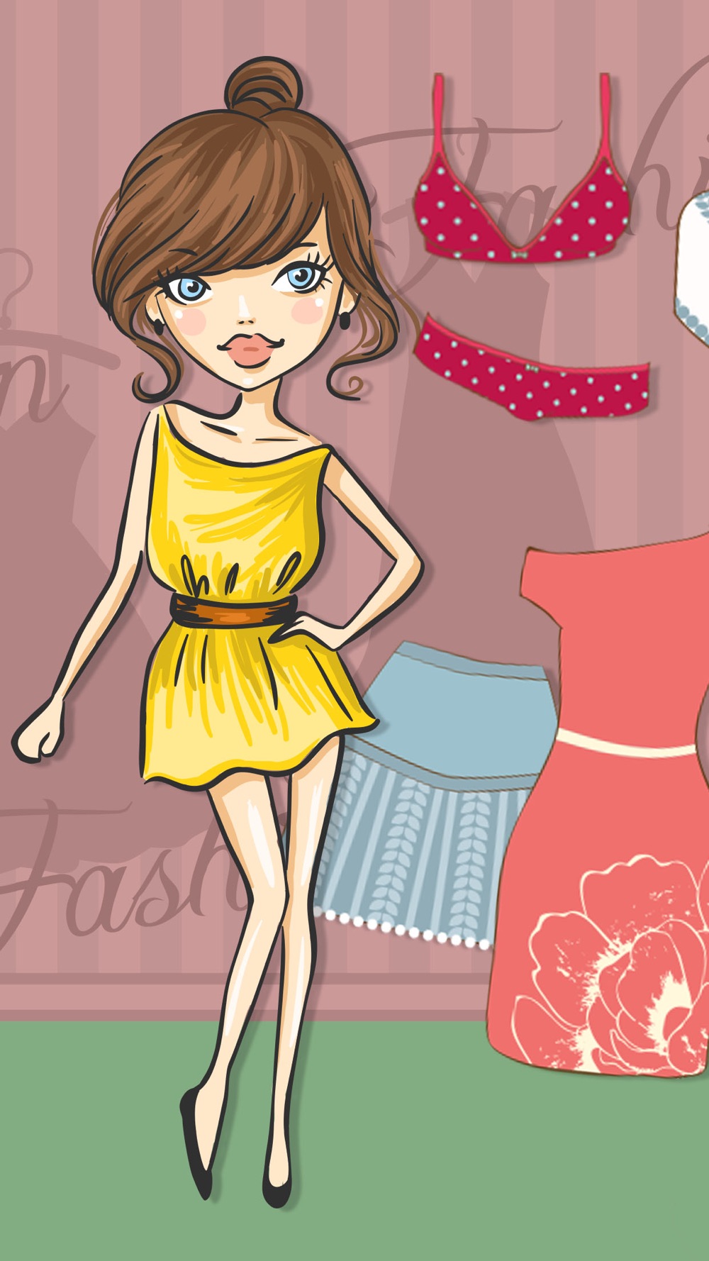 Dress up кукла. Dress up Doll.