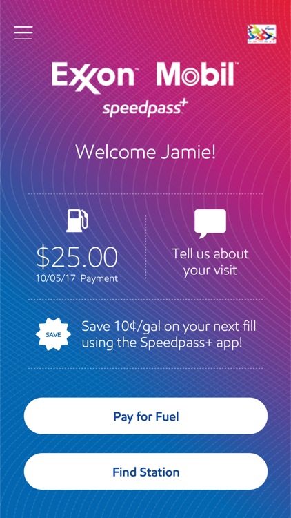 Exxon Mobil Speedpass+ screenshot-0