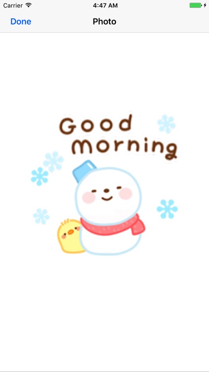 Cute Snowman Emoji Sticker