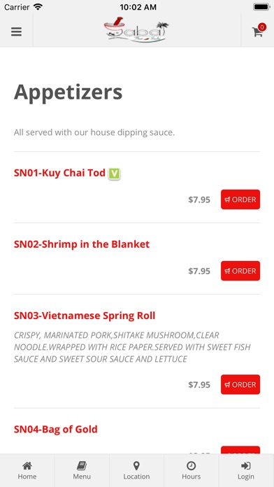 Sabai Thai & Sushi screenshot 2