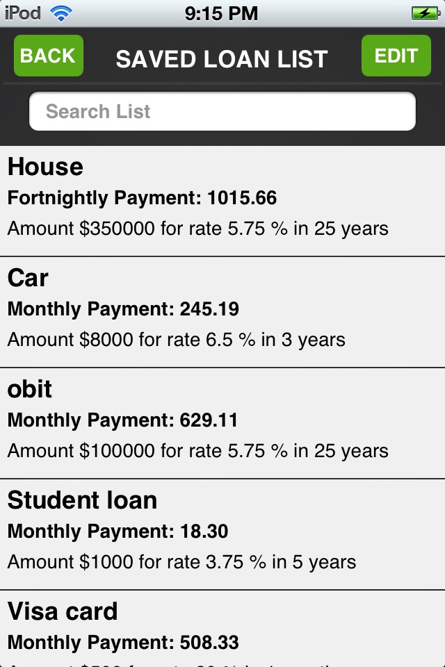 $ Loan Calculator screenshot 3