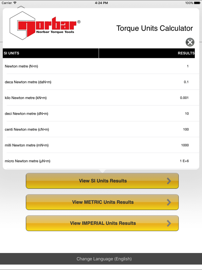 Torque Units Calculator - iPad(圖3)-速報App