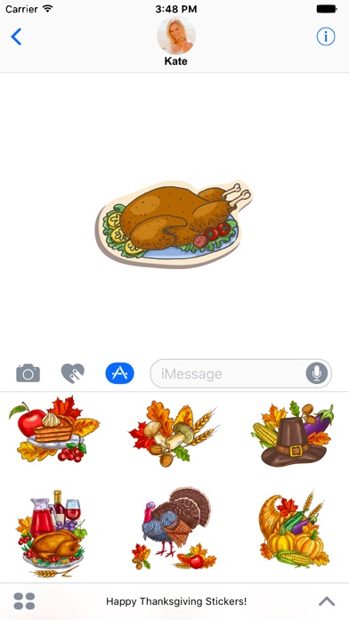 Happy Thanksgiving Stickers! screenshot 2