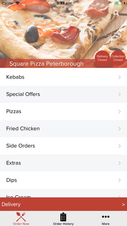 Square Pizza Peterborough