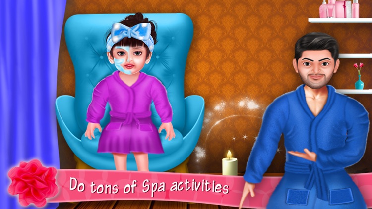 Aadhya's Spa Makeover Day With Daddy screenshot-4