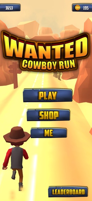 Wanted Cowboy Run