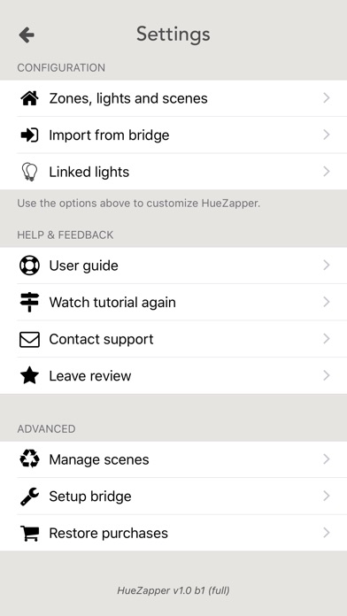 HueZapper for Philips Hue screenshot 3