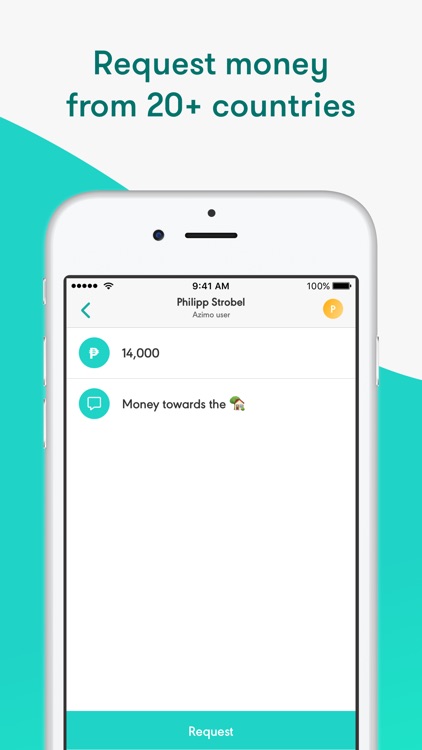 Azimo - Request and receive