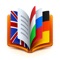 A convenient application for reading books in foreign languages and