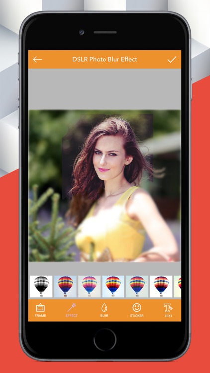 DSLR Camera Blur Effect