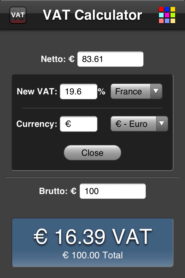 VAT Calculator screenshot 3