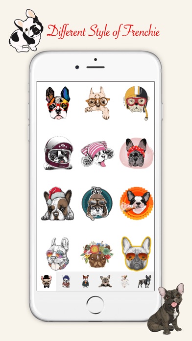 【图】French Bulldog Emoji Stickers(截图2) 【图】French Bulldog Emoji Stickers(截图2)