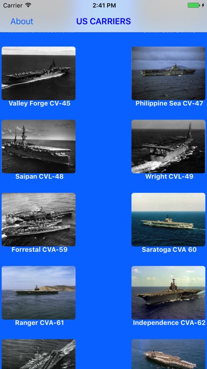 US Navy Aircraft Carriers