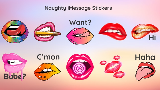 Kiss Lips Dirty Sticker Emojis(圖1)-速報App