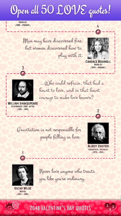 2048 Valentine’s Day Quotes screenshot-0