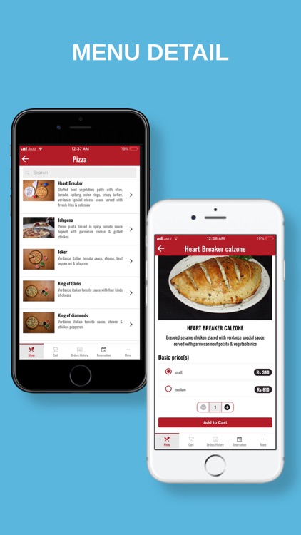 Kings & Queens Pizza App