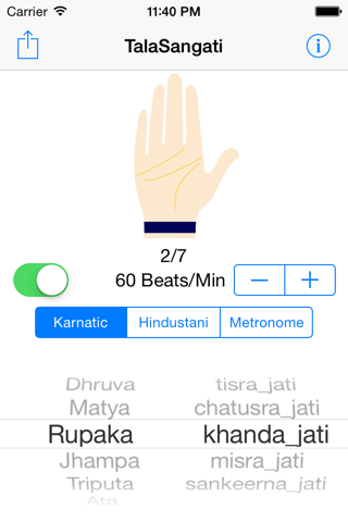 TalaSangati-Rhythm,Tempo to go screenshot 3