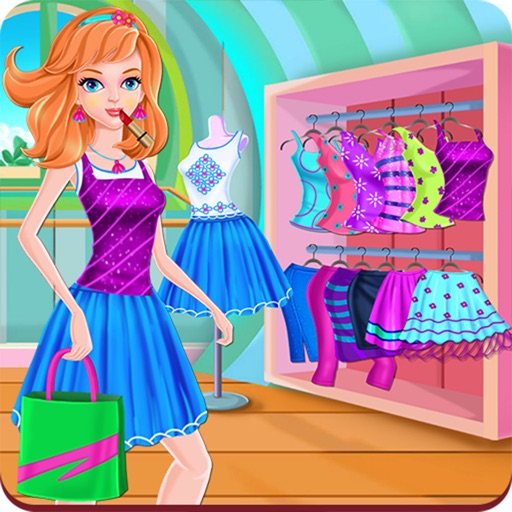 Girl Shopping Time icon